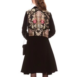 NWT Aratta silent Journey heart of autumn coat Black Women's Jacket Outerwear M